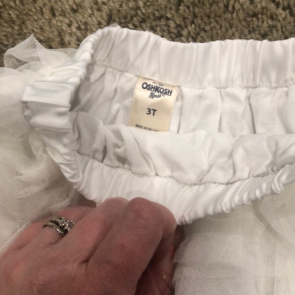 3T white tulle layered tutu - Picture 4 of 4